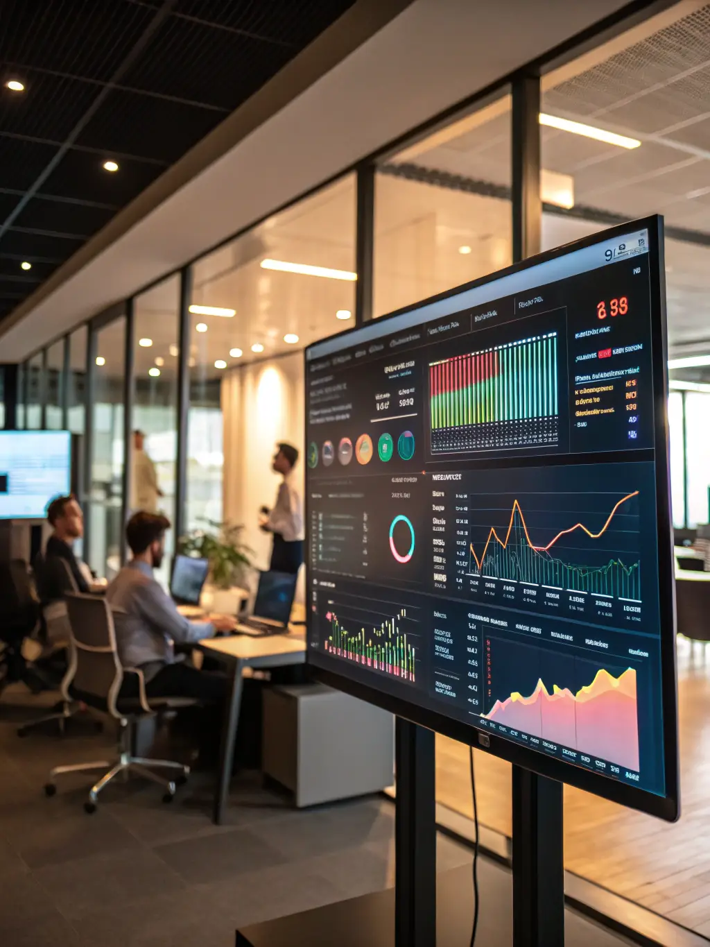 A clean dashboard displaying key marketing metrics and performance indicators, representing the measurable outcomes and data-driven approach of LeMay Consulting.