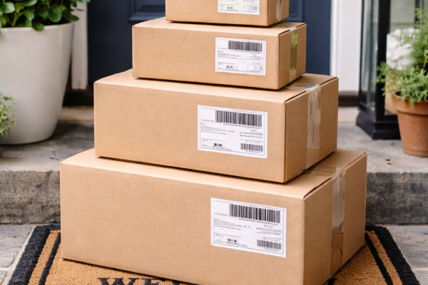Boxes on Steps